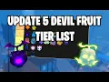 GPO DEVIL FRUIT TIER LIST UPDATE 5