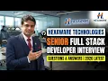 Hexaware Technologies Senior Full Stack Developer Interview Questions Answers 2026 Latest