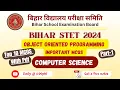BIHAR STET 2024 Essential Object-Oriented Programming MCQ s Computer Science PART - 1