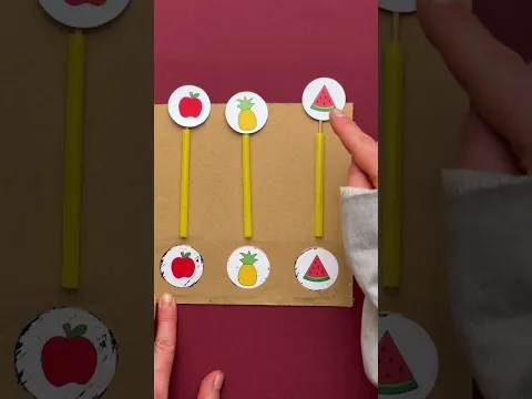 🍭🍎 Hidden Fruit Matching Game for Kids—Find the Match! #shorts #kids