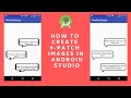 How to create 9 patch images using android studio PNG To 9 Patch Responsive Images