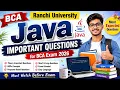 Java Programming Important Questions for BCA Exam 2026 Exam-Oriented Preparation