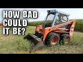 Buying a Cheap Skid Steer from an Online Auction - Thomas 173HL
