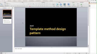 Java 8 - Template method Design pattern