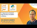 35 Regression Analysis using Dummy Variable in Python Dr Dhaval Maheta