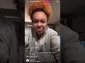 Hannah Hidalgo live on Instagram