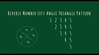 74 Number Left Angle Triangle Pattern without any pre-defined method using while loop in Python