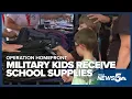 Back to School Brigade provides 600 military children with essential school supplies