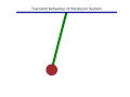 Transient behaviour of Pendulum System using PYTHON