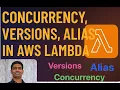 AWS Lambda Concurrency Versions Aliases Explained Simply