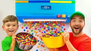 Funny Kids Adventures with Magic Air Conditioner