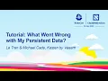 Tutorial What Went Wrong with My Persistent Data - Le Tran Michael Cade Kasten by Veeam