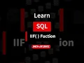 SQL IIF Function