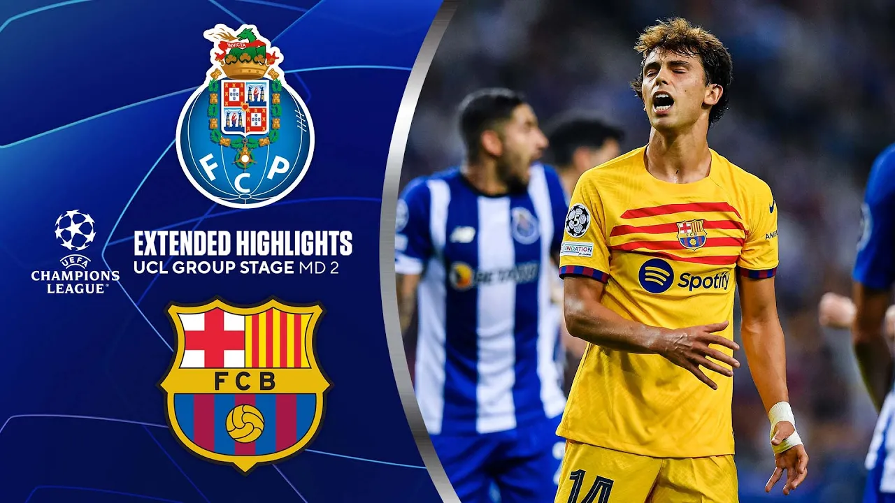 Porto vs. Barcelona: Extended Highlights | UCL Group Stage MD 2 | CBS Sports Golazo
