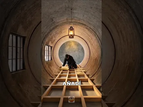 😱 Construyó una casa dentro de una tubería en plena nieve… ¡espera a ver la puerta!