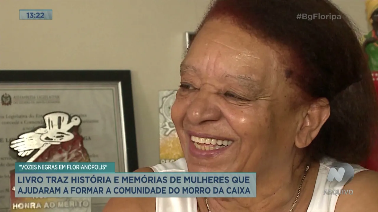 Livro traz história e memórias de mulheres que ajudaram a formar a comunidade do Morro da Caixa