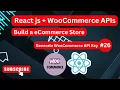 React js Store with WooCommerce API WordPress with React js Generate WooCommerce API Key