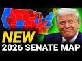 My Updated 2026 Senate Map Forecast 8 FLIPS INCOMING
