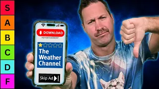 I ranked the Most popular Weather Apps