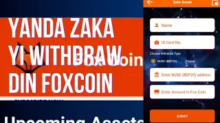 yanda zaka yi withdraw din foxcoin