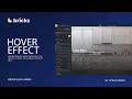 Bricks Builder - How to add hover effect to background image and text element in a div