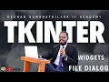 Tkinter Widgets FIleDialog - File Reading 9 Creating UI with Python Sinhala