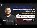 Educational Codeforces Round 141 Div2 Problem B Matrix Of Differences Solution Newton School