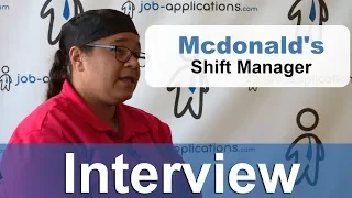 Mcdonald s Interview - Shift Manager