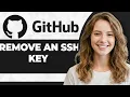 How to Remove an SSH Key from GitHub Step By Step 2026 Guide