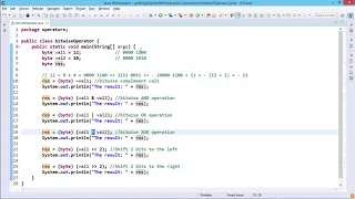 Java Essentials - Bitwise operators in java