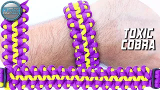 How to make Paracord Bracelet Toxic Cobra Modified World of Paracord DIY Paracord Bracelet by CETUS