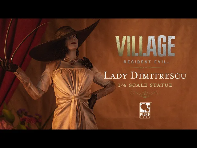 PureArts Resident Evil Lady Dimitrescu 1/4 Scale Statue Official Trailer!