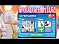 Trading Using NEW Trading Hub List Search Pets Adopt Me Successful Trades Roblox Riivv3r