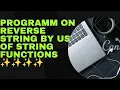 8086 program to reverse a string