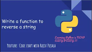 1 Reverse a String in Python Asked in Google Amazon Microsoft More
