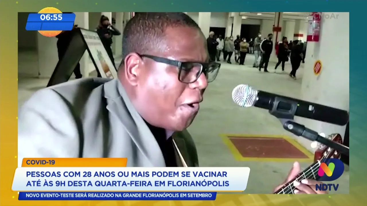 Confira como foi a madrugada de vacinação em Florianópolis