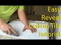 How To Cut Perimeter Reveal Ceiling Tiles