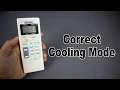 How to Set SHARP AC Remote to Correct Cooling Mode