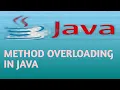 METHOD OVERLOADING IN JAVA in Hindi lecture 65