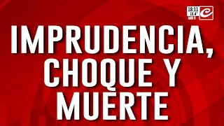 Imprudencia, choque y muerte: motociclista no pudo esquivar un camión y choco