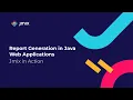 Report Generation in Java Web Applications Jmix in Action