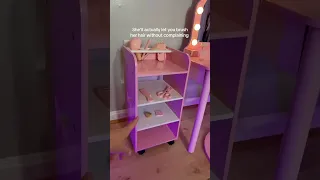 My daughter loves this kids vanity with lights - this girls vanity set is the perfect gift idea for