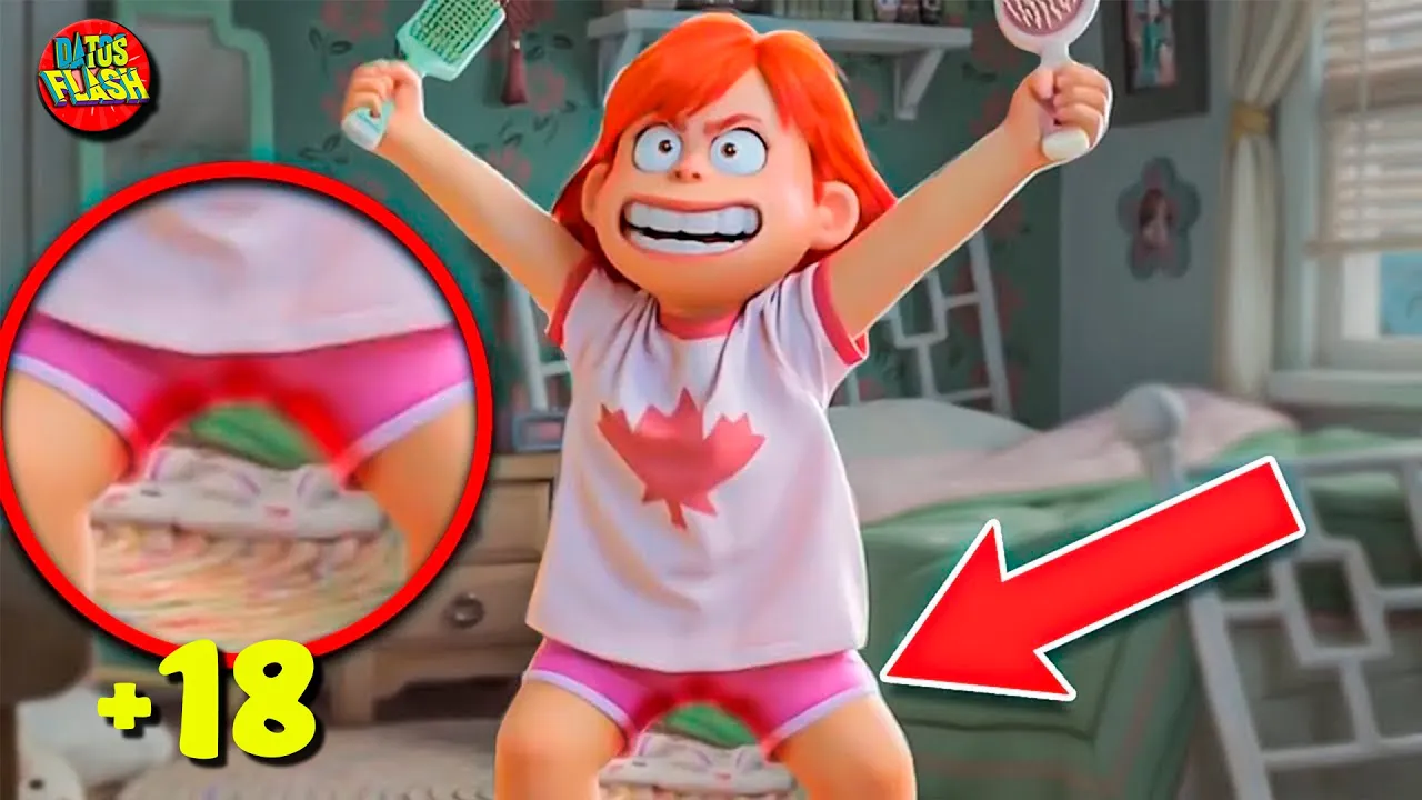 6 Cosas que "SOLO LOS ADULTOS" Notaron en TURNING Red ???? | Curiosidades Disney-Pixar