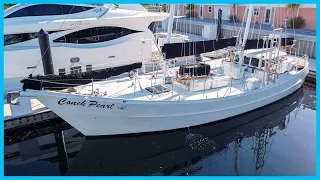 This 57′ STEEL EXPEDITION SHIP is Built Like a TANK [Full Tour] Learning the Lines