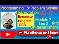 C Program To Find GCD Of Two Numbers Using Recursion PPS C Programming AKU Recursion