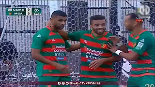 أهداف مولودية الجزائر واتحاد خنشله اليوم 0 1 ملخص مباراة المولودية وخنشله هدف سفيان بيازيد 