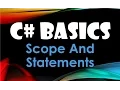 10 C Basics Beginner Tutorial Scope and Statements