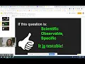 Testable vs Not Testable Questions