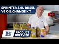 Sprinter Motor Oil Change Kit Product Review 3 0L OM642 Diesel MB 229 51 MB 229 52