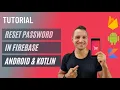 How To Implement the Reset Password in Firebase using Android Studio and Kotlin